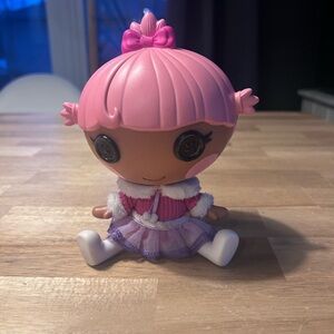 Pink Fashion Doll with Pastel Purple Skirt - Cute Playtime Figure